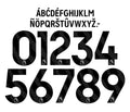 Custom Name And Number Premier League 2023-2026 Name Set Black